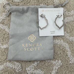 Kendra Scott Miku Silver Earrings
